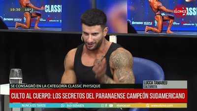 Culto al cuerpo: los secretos del paranaense campe&oacute;n sudamericano - Lucca Tamareu 20/08/26